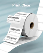2.25" x 1.25" 3-Proof White Direct Thermal Labels for Zebra ZD410 ZD411 LP2824 ZD421 ZD420 GK420D, 12 Rolls 12000 Pcs 2-1/4x1-1/4 Barcode Return Address Labels Used with Rollo MUNBYN
