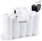 Azure Zone, Thermal Paper Rolls 2-1/4 X 50ft, 50 Rolls, Fits Most POS Machines and Cash Registers, Great for Businesses and Sales