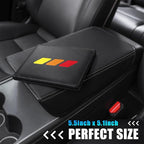 Tri-Color Sports Car Leather Registration and Insurance Holder, Vehicle Glove Box Car Organizer, with Magnetic Shut for Cards, Driver License for 3 Colors Cars Owner