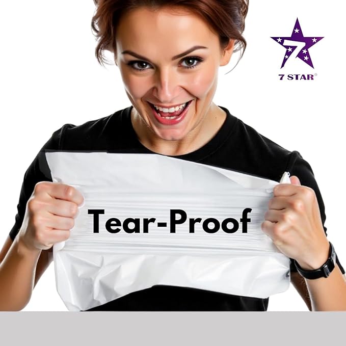 7STAR 14x20 Poly Mailers, 650 Count – 2.75 Mil Self-Sealing Waterproof Tear-Resistant Shipping Bags for Clothing, Packaging, and E-Commerce