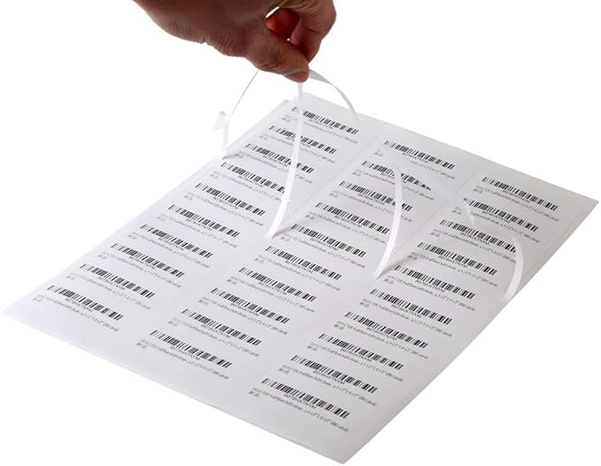 [100Sheet, 3000 Labels] Address Mailing Shipping Amazon FBA Barcode Labels 1 x 2 5/8 for Laser/Inkjet Printer, 30-up Return Address Labels Name Tag Stickers for School Supplies