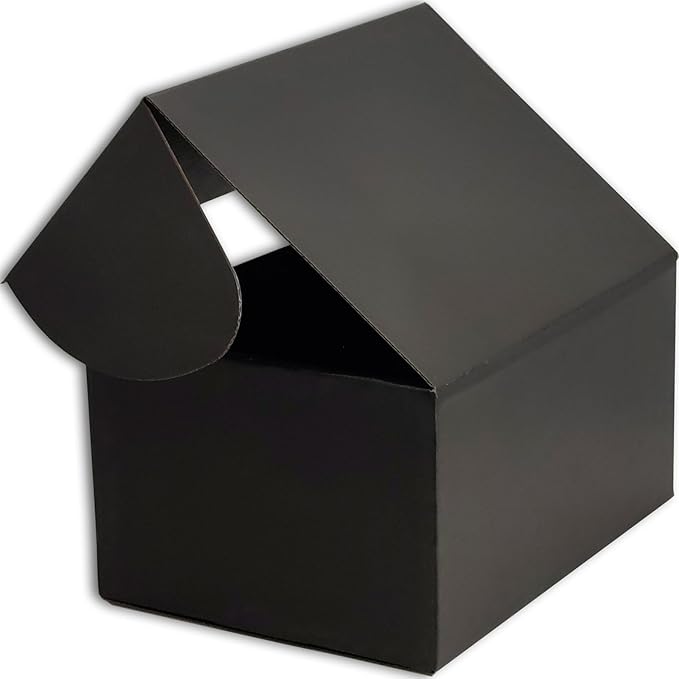 11x6x6 inches Small Shipping Boxes Set of 20 - Black Mailer Corrugated Cardboard Boxes for Shipping Packaging Mailing Products