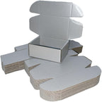 50 Pcs 4.3 x 3.1 x 2 inches Mini Size Corrugated Cardboard Gift Boxes Recyclable Shipping Boxes for Packing Jewelry Ornament Gift Craft Packaging Supplier (Silver, 4.3 x 3.1 x 2")