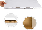 RLAVBL 12x9x4 Inches Shipping Boxes Set of 20, White Small Corrugated Cardboard Box, Mailer Boxes for Packing Small Business