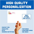 Personalized Return Address Labels - Beautiful Flowers - Self Adhesive Stickers (60-1020 Full Color Labels)