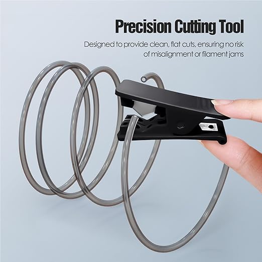 HANGLIFE PTFE Tube 2.5mm ID × 4mm OD | 16.4ft with Tubing Cutter | Compatible with Bambu Lab A1 Mini/A1/P1P/P1S/X1C/AMS/P1/X1 Series & Creality K1/K1 Max/Ender 3 V3 3D Printers - 1.75mm Filament