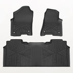 TripleAliners Floor Mats All Weather Liner Compatible with 2019-2026 RAM 1500 Crew Cab Accessories 1st & 2nd Row Floor Liners TPE Heavy Duty Custom Fit Car Mats (Not for Classic)