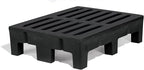 PolyMight Heavy-Duty Plastic Poly Dunnage Rack for Warehouses and Commercial Industrial Storage 48" x 36" x 12" with 2500 lb Capacity | For Wareshouse, Storage, and Merchandising