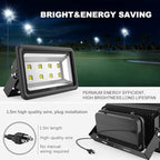 400W Outdoor LED Flood Light, 40000LM Super Bright, 110-285V, IP66 Waterproof, 6000K Daylight White Security Lights,Lighting for Playground Yard Stadium Lawn Ball Park