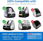Label KINGDOM 12 Rolls Compatible Dymo 1" x 2-1/8" Multipurpose Labels Replacement for DYMO 30336 Barcode Labels for Label Writer 450, 450 Turbo, 4XL Desktop Printers