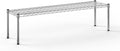 14''W x 54''L x 14''H Chrome Plated Wire Dunnage Rack | Off The Floor Storage