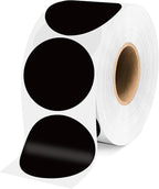 2 Inch Black Circle Stickers 500 Pcs,Permanent Color Coding Dots for Office Home Organization, File Classification,Multipurpose Labels