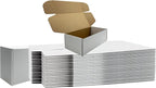 12x6x4 inches Shipping Boxes Set of 20, White Cardboard Box Kraft Corrugated Mailer Box，Boxes for Shipping E-commerce Packaging, Holidays Gift and Small Business Giving Literature Mailing