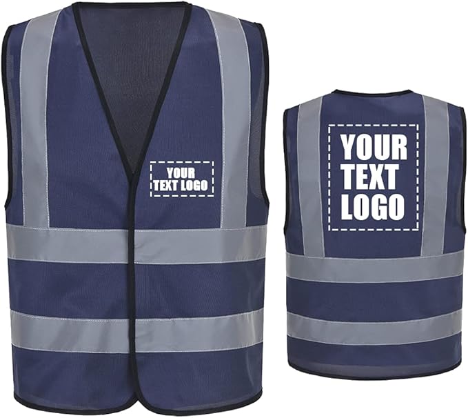 AYKRM 12 colour High visibility viz vest hi vis viz reflective work construction safety vest (XS-8XL)
