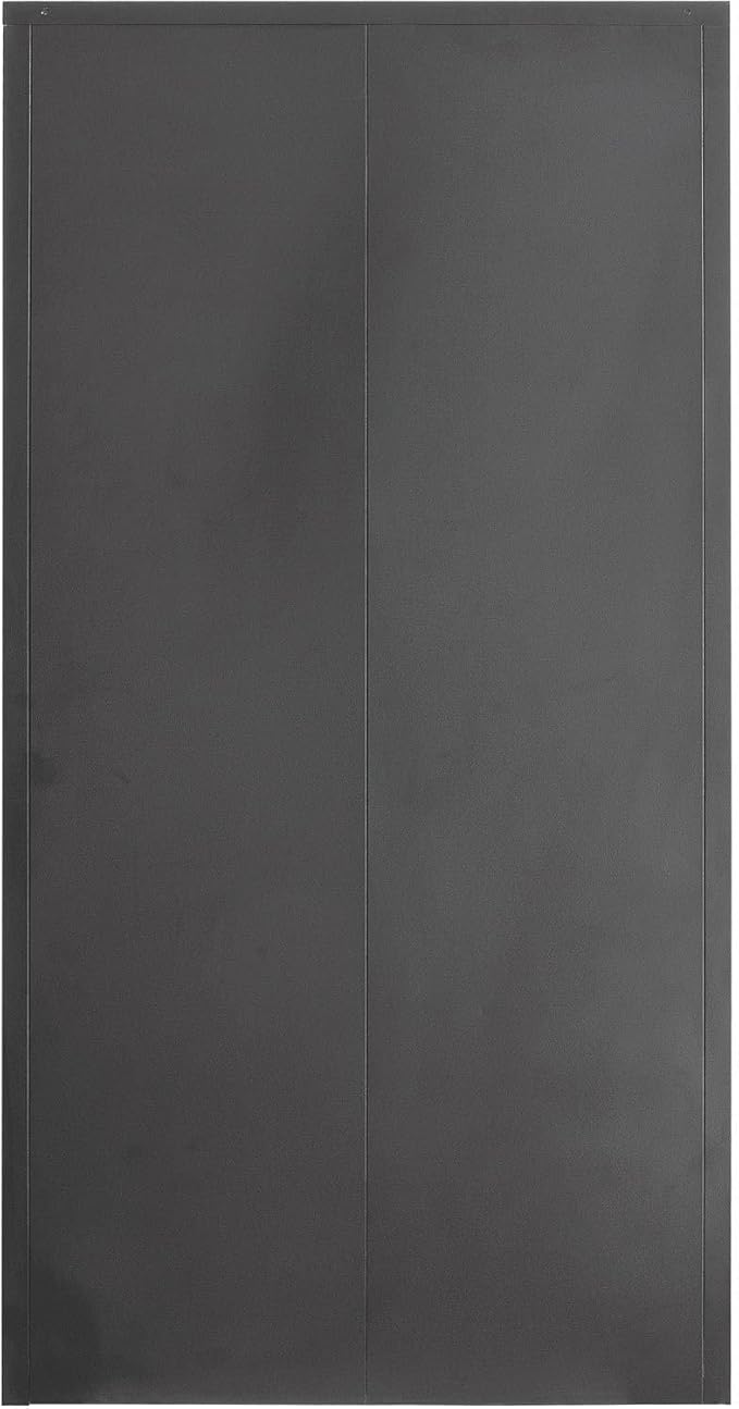 Global Industrial Janitorial Cabinet Assembled 36x18x72 Black