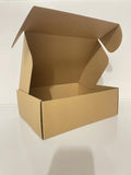 Rong Yang Tong 13x11x5 Inch Set of 18 Pack Brown Corrugated Shipping Boxes - Cardboard Boxes for Mailing, Packing and Literature Mailer Boxes, Small Business Mailing Boxes Bulk