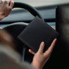 Tri-Color Sports Car Leather Registration and Insurance Holder, Vehicle Glove Box Car Organizer, with Magnetic Shut for Cards, Driver License for 3 Colors Cars Owner