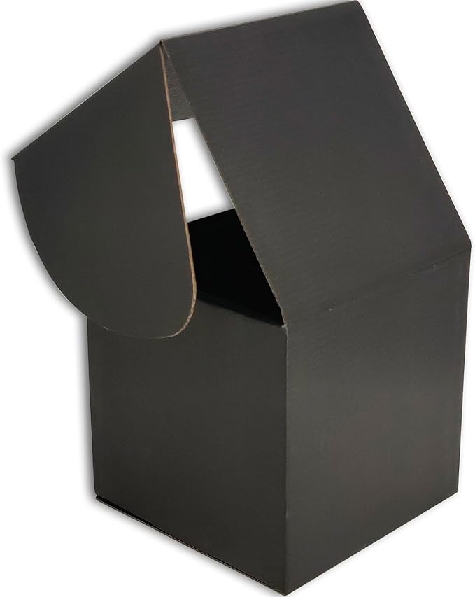 6x6x6 inches Small Shipping Boxes Set of 20 - Black Mailer Corrugated Cardboard Boxes for Shipping Packaging Mailing Products