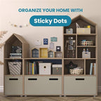 Color Coded Iron-on & Stick-on Dot Bundle - 400pcs, 8 Colors, 50 of Each Color, for Clothes & Laundry Organization, Round Clothing Labels, for Adults and Kids, Washer & Dryer Safe