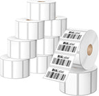 12 Rolls 2" X 1" Thermal Labels, 1300/Roll - Direct Thermal Labels Compatible with Zebra & Rollo Printers, BIAlabel