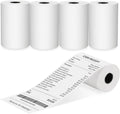 (5 Rolls) 2 1/4 x 50 Thermal Receipt Paper Rolls, POS Cash Register Paper Rolls, BPA Free 2.25x50ft Long Per Thermal Paper Receipt