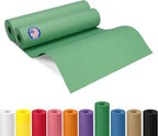 12" x 1200" (100 ft) Christmas Green Kraft Paper Rolls, Pack of 2 - USA-Made Quality Craft Paper for Gift Wrapping, Kids' Arts & Crafts, School Projects - 50 lb Natural Material by IDL Packaging
