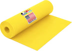USA Made 12" x 1200" Yellow Kraft Paper Roll, 45 lbs Thickness, American Quality Colored Kraft Paper for School, Poster Arts, Crafts, Bulletin Board Roll - Odorless, Non-Toxic, Safe for Kids