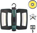 WORKPRO Rechargeable USB-C LED Work Light, Foldable Magnetic Light with Hanging Hook, 270° Rotatable, Tripod Mountable, Cordless Flashlight Light for Garage, Workshop, Auto Repair, Camping