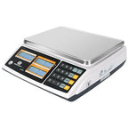 Price Computing Scale NTEP Certified for Legal Trade Rechargeable, Commercial Grade with Dual LCD Display, 60lb Stainless Steel Platform for Meat Shop, Deli, Produce Farmers Market COC#21-001