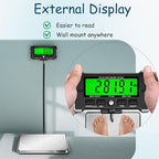 Urby Extra Wide Scale for Body Weight, Talla Extra Balanzas para Pesar Personas, Plus Size Scale with Easy to Read External Display. Gift for Seniors, Plus Size Person. 300kg/660lb Capacity.