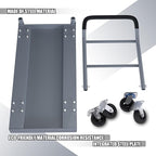 Heavy Duty Flatbed Cart, 2200LB Foldable Platform Truck Industrial Grade Weight Capacity, 48''L*24''W Platform Cart, Steel Hand Push Dolly Cart for Garden, Warehouse＆Yard