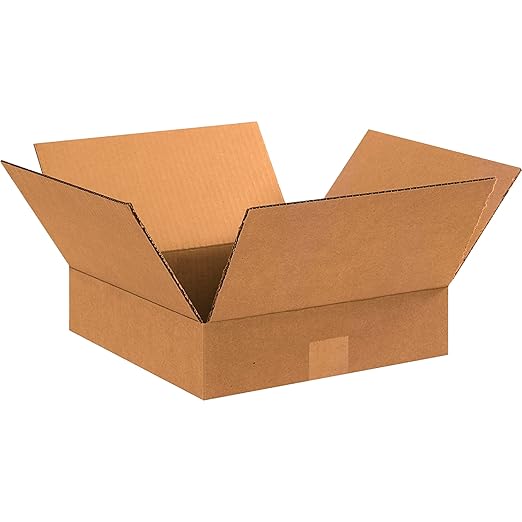 TAPE LOGIC 15 x 15 x 3 Corrugated Cardboard Boxes, Flat 15"L x 15"W x 3"H, Pack of 25 | Shipping, Packaging, Moving, Storage Box for Home or Business, Strong Wholesale Bulk Boxes