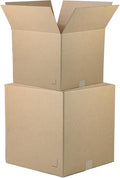 The Boxery 15"x12"x5" Brown/Kraft Corrugated Cardboard Shipping Boxes 25-Pack | Mailing, Packing, Moving & Storage for Business/Home – Durable - Eco-Friendly, Recyclable - Made in the USA