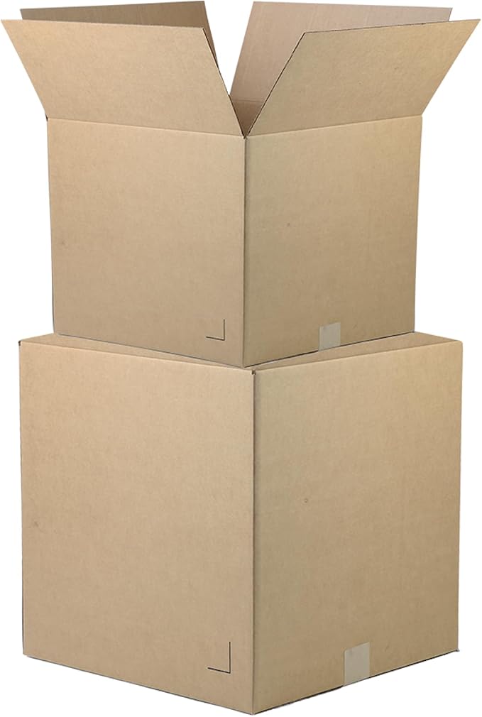 The Boxery 10"x8"x5" Brown/Kraft Corrugated Cardboard Shipping Boxes 25-Pack | Mailing, Packing, Moving & Storage for Business/Home – Durable - Eco-Friendly, Recyclable - Made in the USA