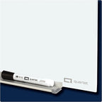 Quartet Magnetic Glass Dry Erase White Board, 4' x 3' Anti-Glare Whiteboard for Wall, InvisaMount Frameless, White (Q014735F01IMW)
