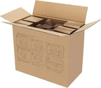 PHAREGE 6x4x3 inch Shipping Boxes Bulk 50 Pack Brown, Tab Lock Tuck Top Mailer Boxes for Packaging Small Business, Small Cardboard Gift Boxes for Wrapping Mailing Present