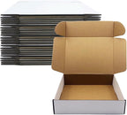 Shipping Boxes 11x9x3 inch Set of 25，White Corrugated Cardboard Box for Mailing Literature Mailer Small Business Shipping Packing Gifts Craft Digest Size Book Giving Products (11x9 x3 Inches)