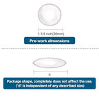 XHF 1-1/4 inch (30mm) 3:1 Waterproof Clear Heat Shrink Tubing Marine Grade Wire Cable Adhesive Lined Tube Insulation Seal Against Moisture Corrosion and Air Leakage, 4 Ft
