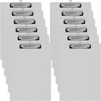 Epakh 12 Pieces Clipboard Bulks Metal Clipboard Aluminum Office Low Profile Clip Standard A4 Letter Size Metal Clip Board, Size 12.5 x 9 Inch