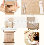 PerkHomy 24" x 1,440" (120') Light Pink Kraft Paper Roll for Craft Bulletin Board Paper Art Table Covering Crafting Gift Wrapping Bouquet Packing Parcel 80GSM 55LB (Light Pink, 24" x 120')