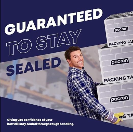Clear Packing Tape - 18 Heavy-Duty Wrapping Tape - 55-Yard Length, 990 Total Yards 1.88-Inch Wide Strong Adhesive Rolls for Moving Boxes, Office Packaging, Storage Organization & Warehouse Shipping