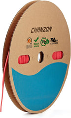 Chanzon 3:1 Ratio - 80ft Roll - Heat Shrink Tubing 3/32" (2.4mm) - Marine Grade Waterproof Adhesive Lined - (25M Total Length) Red Polyolefin Sleeving Wrap Shrinking 3 to 1 Ratio 1pcs