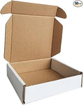 50 Pack 4x4x1'' Small Shipping Boxes, Corrugated Cardboard Mailers for Business, White (CM441)