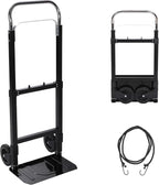 RedSwing Dolly Cart Folding Hand Truck, Portable Convertible Dolly Heavy Duty, Foldable Collapsible Cart for Moving Luggages, Warehouse, Office, Home, 180Lbs Load Capacity