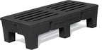PolyMight Heavy-Duty Plastic Poly Dunnage Rack for Warehouses and Commercial Industrial Storage 48" x 22" x 12" with 2000 lb Capacity | For Wareshouse, Storage, and Merchandising