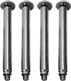 6 Feet Rubber Speed Bumps 1 Pack 2 Channel 27000Lbs Load Capacity 72" Traffic Speed Humps with 4 Bolt Spike for Asphalt Concrete Gravel Driveway