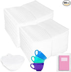 100 Pack 6''x8'' Cushion Foam Pouches, Moving Supplies for Dishes, Packing Foam for Dishes & Cups, Glass Packing Paper and Plate Protectors for Moving Fragile Items (150x200x0.5MM)
