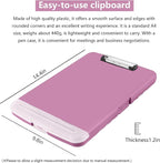 SFLHHDM Purple Clipboard with Storage, Clip Boards 8.5x11, Plastic Clipboard with Pen Holder, Teacher Clip Board, Clipboards Organizer for Women Teachers Work, School & Office Supplies