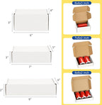 Assorted-Sizes-Shipping-Boxes-45-Pack: 6x4x3 & 7x5x2 & 9x6x2 Small-Shipping-Boxes-Mailers, White Corrugated-Cardboard-Boxes-for-Packing-Small-Business Mailing