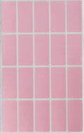 Royal Green Rectangular Pastel Pink Label Stickers Craft Adhesive Rectangles 40mm x 19mm (1.57 inch x 0.75) Great for Envelope Seals - 300 Pack